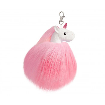 Ключодържател розов еднорог Aurora, 14 см