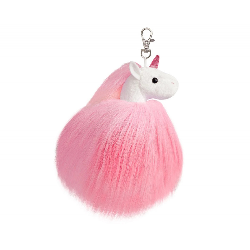 Ключодържател розов еднорог Aurora, 14 см