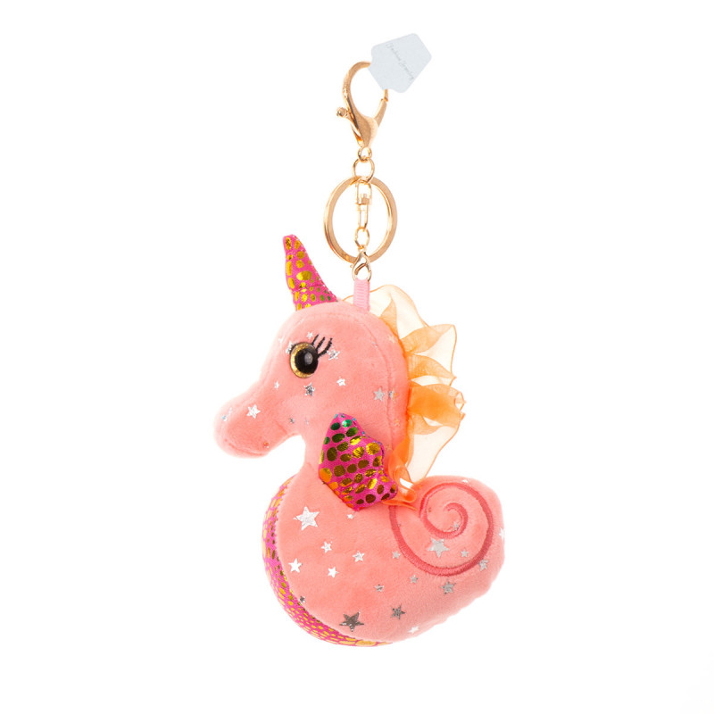 Ключодържател  Морско конче в розово