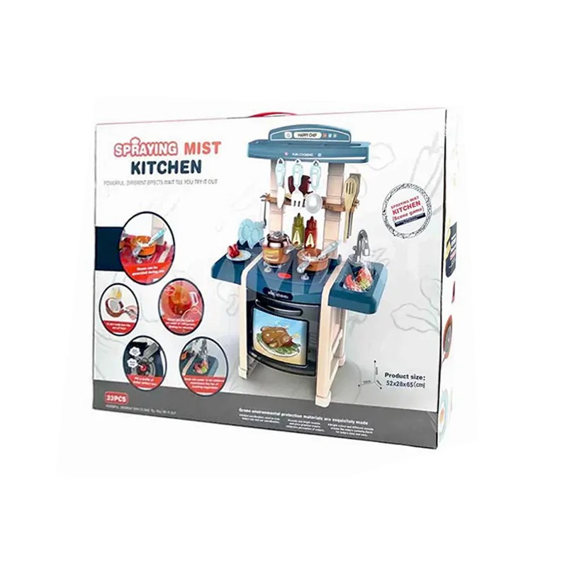 Кухня с реалистични функции и аксесоари /33 елемента/