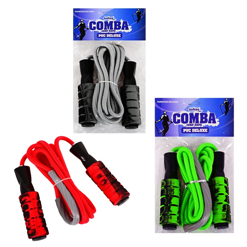 Въже за скачане с меки ръкохватки