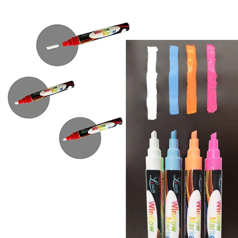 Mаркери за стъкло /4 броя/