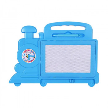 Магнитна дъска за рисуване с часовник в синьо