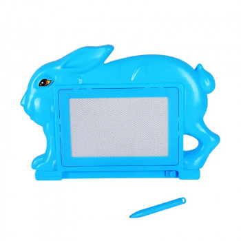 Магнитна дъска за рисуване Зайче в синьо