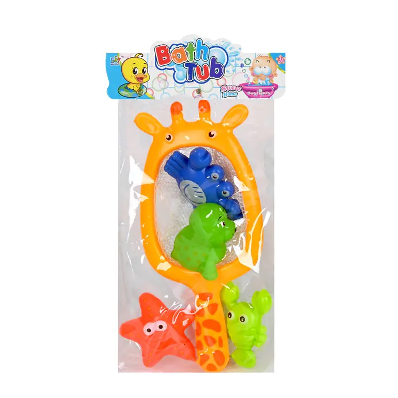 Комплект за баня - Жираф с морски животни