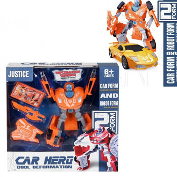 Трансформър Кола в оранжево