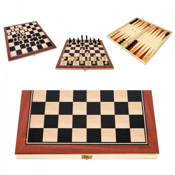 Игра 3 в 1 /шах, табла и дама/