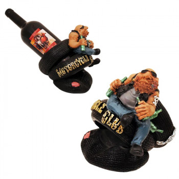 Статуетка - Стойка за вино - Моторист