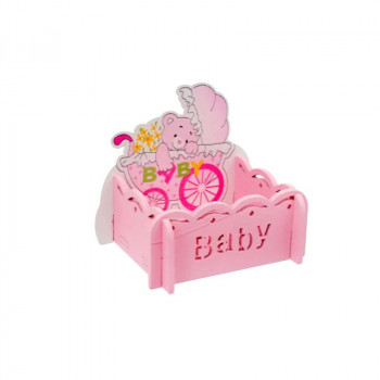 Бебешка кутийки за съхранение в розово