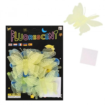 Флуорисцентни Пеперуди в жълто