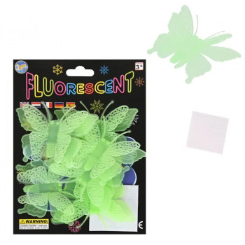 Флуорисцентни Пеперуди в зелено 