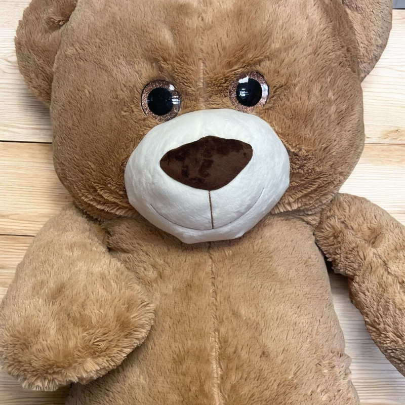 Плюшен мечок мега гигант, кафяв, 200 см