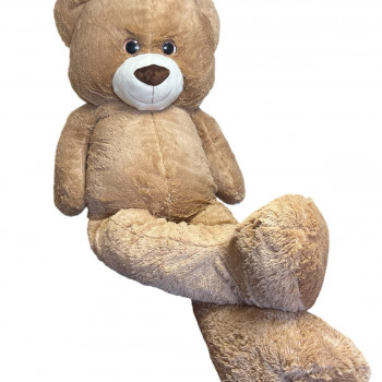 Плюшен мечок мега гигант, кафяв, 200 см
