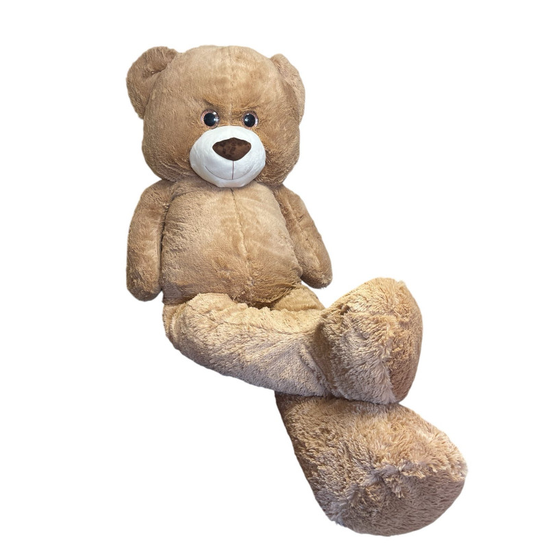 Плюшен мечок мега гигант, кафяв, 200 см