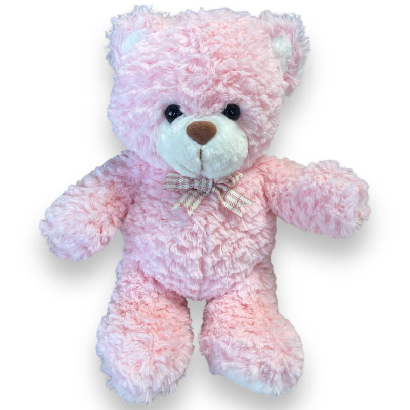 Плюшено мече Вики, розово, 30 см