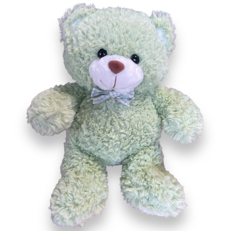 Плюшено мече, светло зелено, 30 см