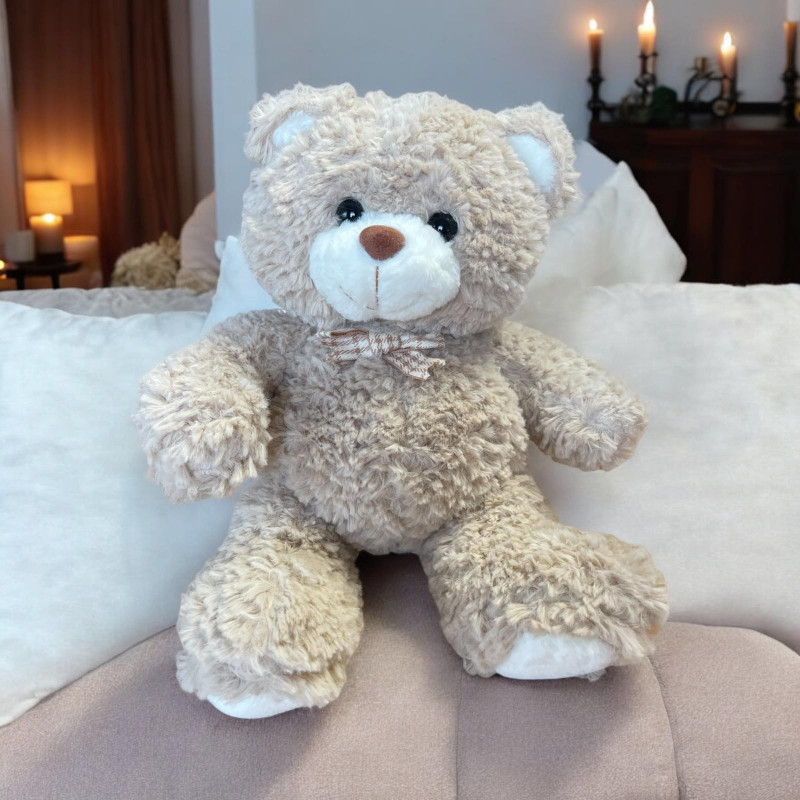 Плюшено мече Дидко, бежаво, 30 см