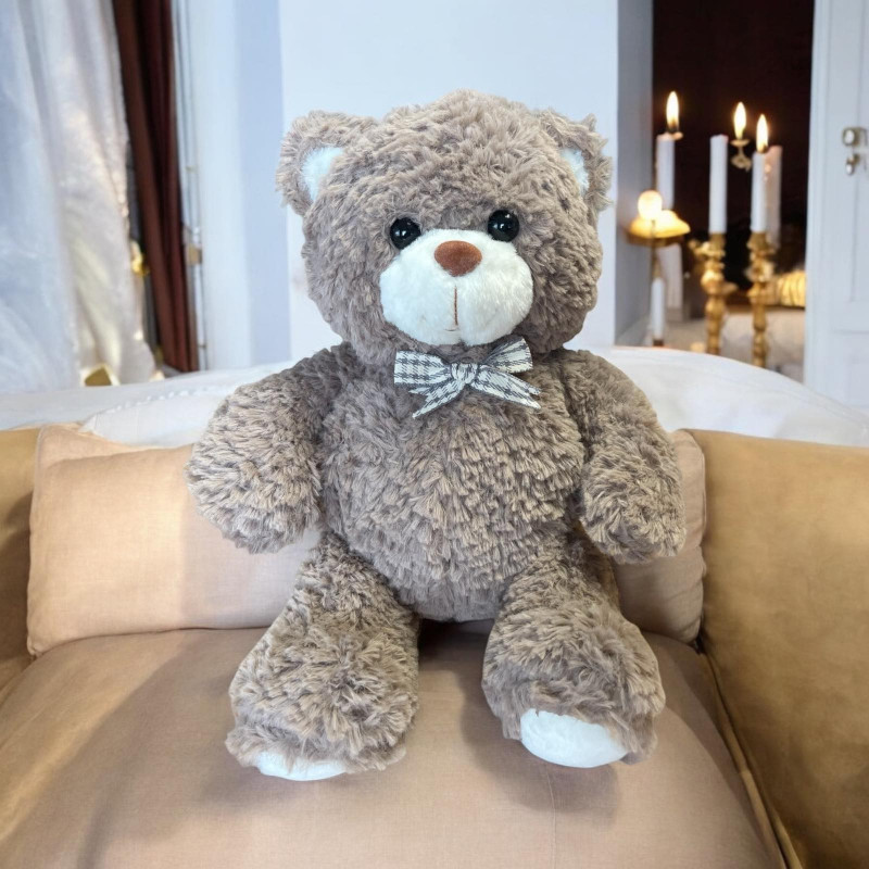 Плюшено мече Дидко, кафяво, 30 см