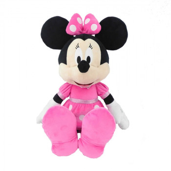 Плюшена играчка Мини Маус с розова рокличка, 65 см