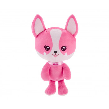 Плюшена играчка Barbie - Бляскав домашен любимец, розово кученце, 18 см