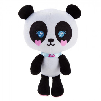 Плюшена играчка Barbie - Бляскав домашен любимец, 18 см, панда