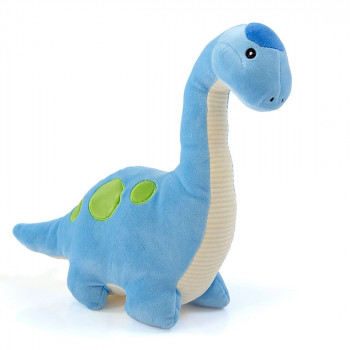 Плюшено скуиши Динозавър, син, 26 см