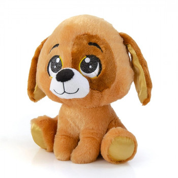 Плюшена играчка Куче, кафяво, 22 см