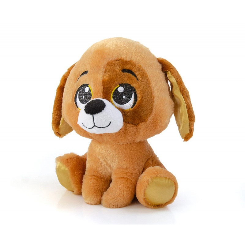 Плюшена играчка Куче, кафяво, 22 см