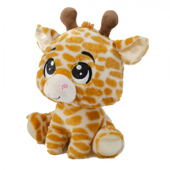 Плюшен жираф, жълт, 22 см