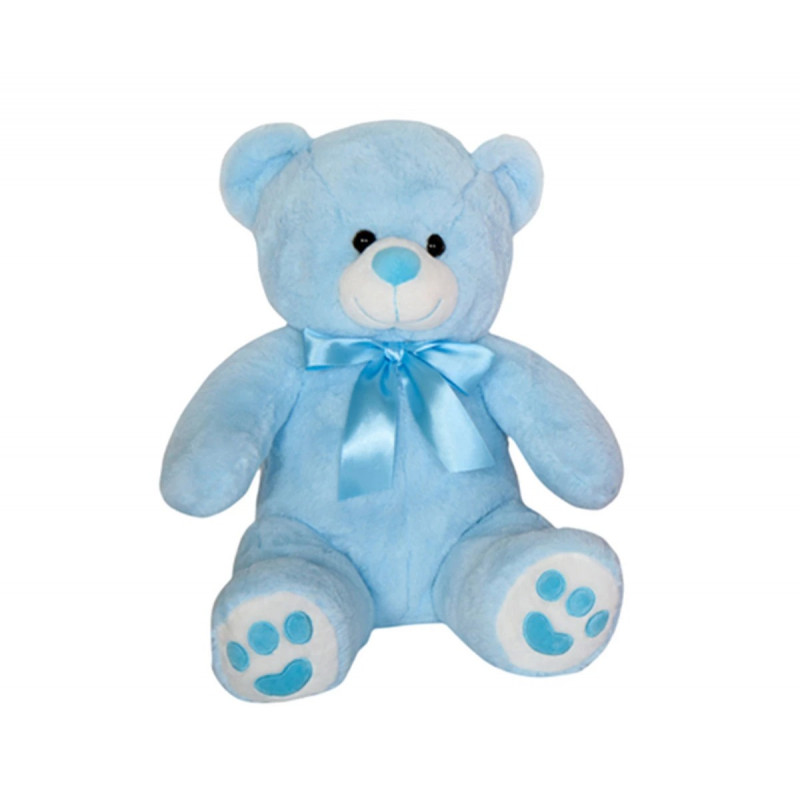 Плюшена играчка - Мече 50 см, синьо