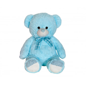 Плюшена играчка Мече, синьо, 44 см