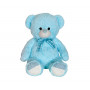 Плюшена играчка Мече, синьо, 44 см
