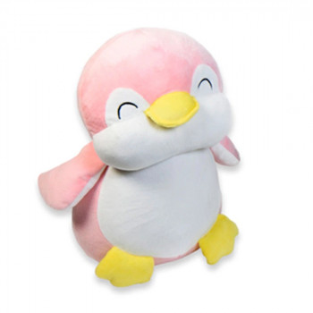Плюшена играчка Пингвин, розов, 30 см