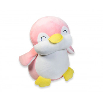 Плюшена играчка Пингвин, розов, 30 см