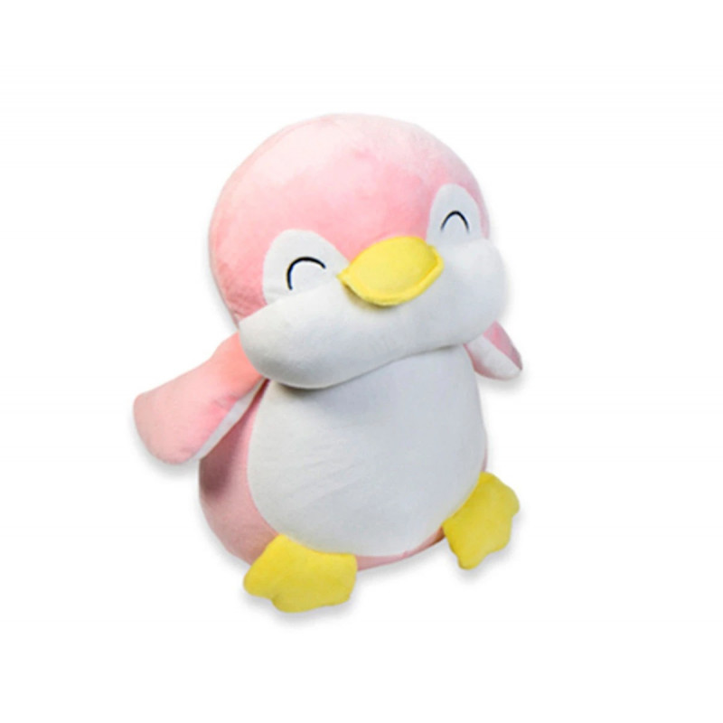 Плюшена играчка Пингвин, розов, 30 см