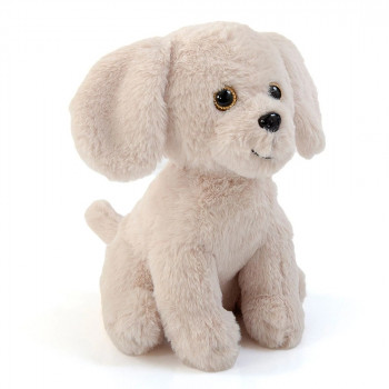 Плюшена играчка - Кученце 24 см, бежово с клепнали уши
