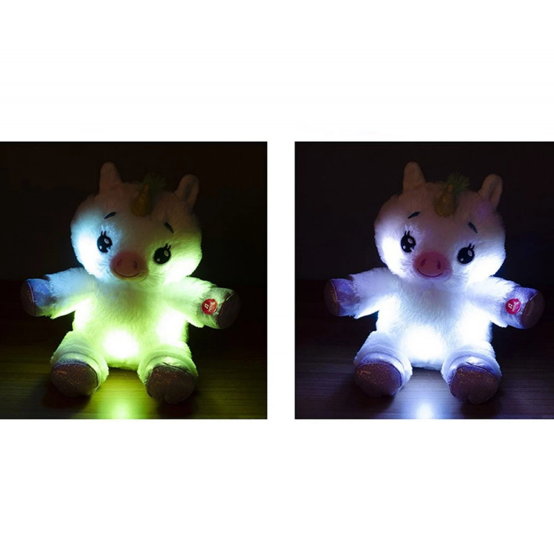 Еднорог Hugzzz с музика и светлини, 30 см