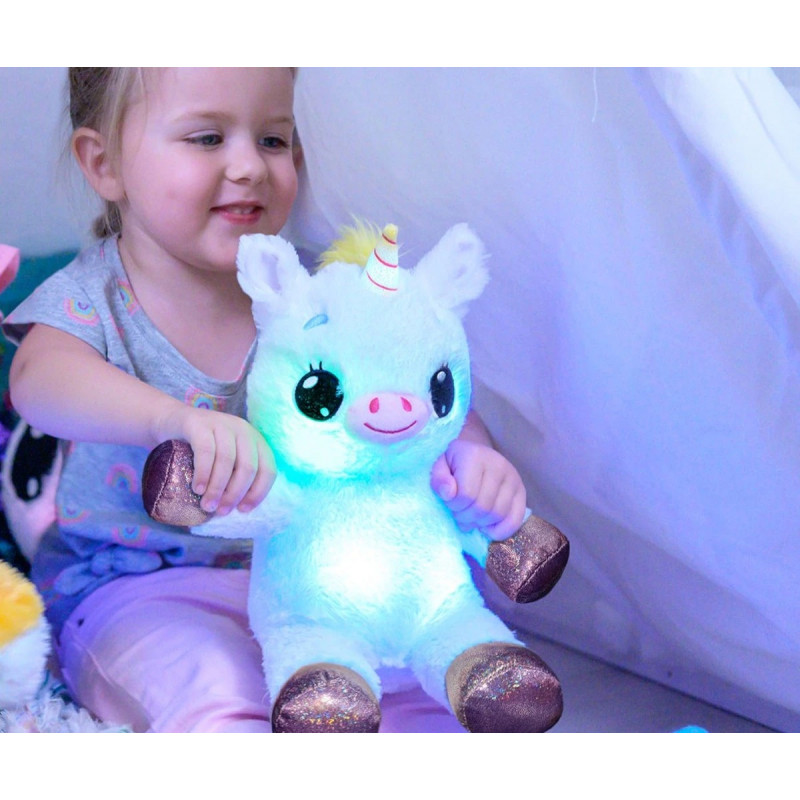 Еднорог Hugzzz с музика и светлини, 30 см