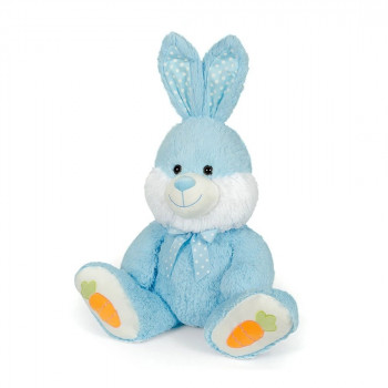 Плюшена играчка - Заек 70 см, син