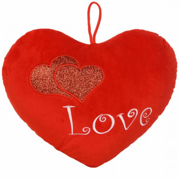 Плюшена играчка - Сърце Love, 28см