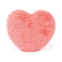 Плюшено сърце, розово, 34 см