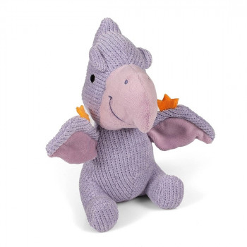 Плюшен динозавър с човка, лилав, 18 см