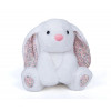 Плюшено зайче, бяло, 25 см