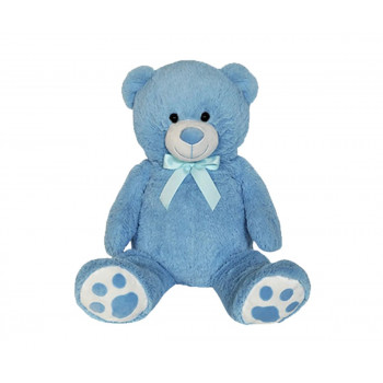 Плюшено мече, синьо, 100 см