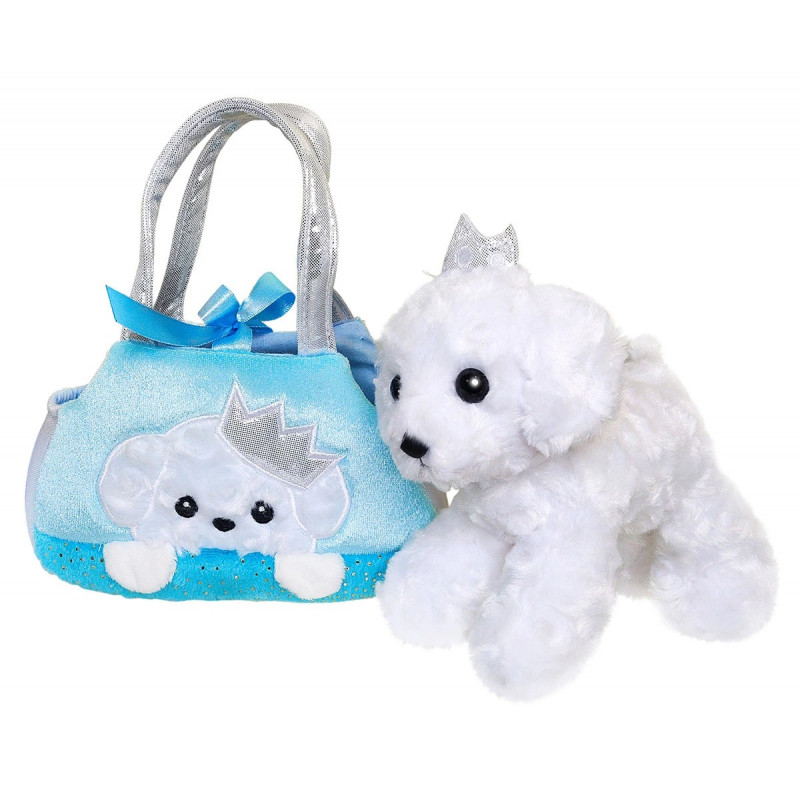 Плюшен Пудел в чантичка Aurora, 20 см