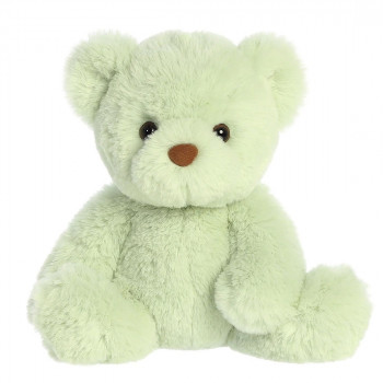Плюшено мече Aurora, зелено, 18 см