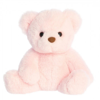 Плюшено мече Aurora, розово, 18 см