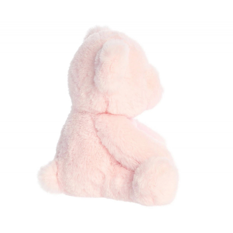 Плюшено мече Aurora, розово, 18 см