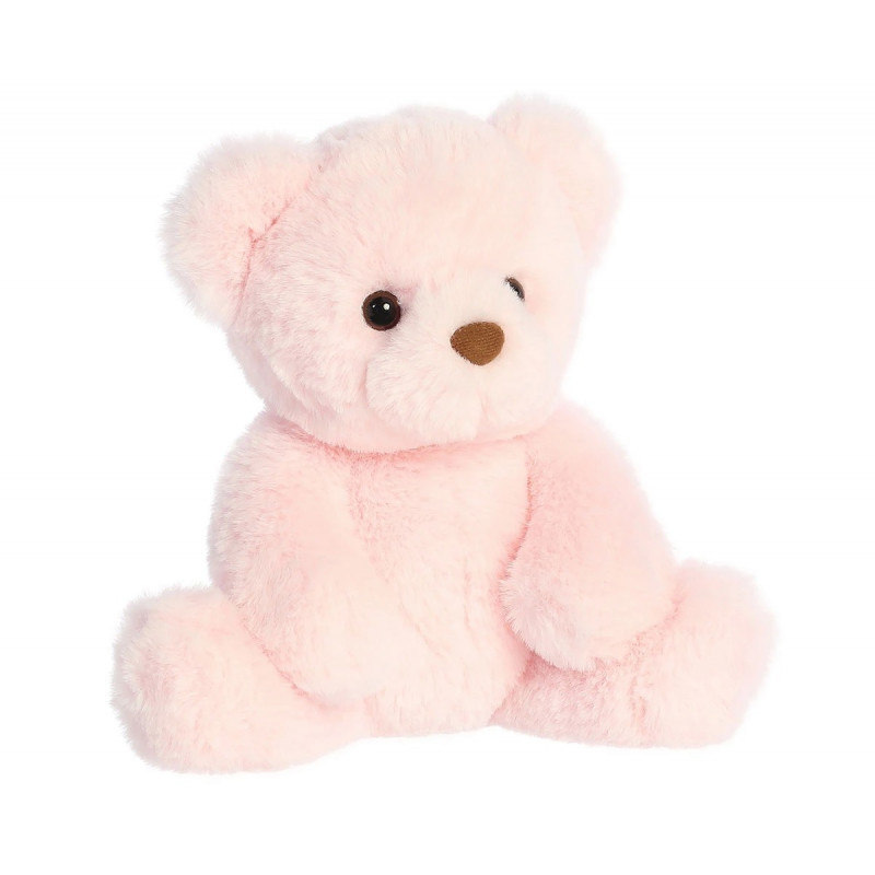Плюшено мече Aurora, розово, 18 см