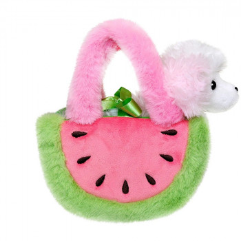 Плюшен Пудел в чантичка диня Aurora, 18 см